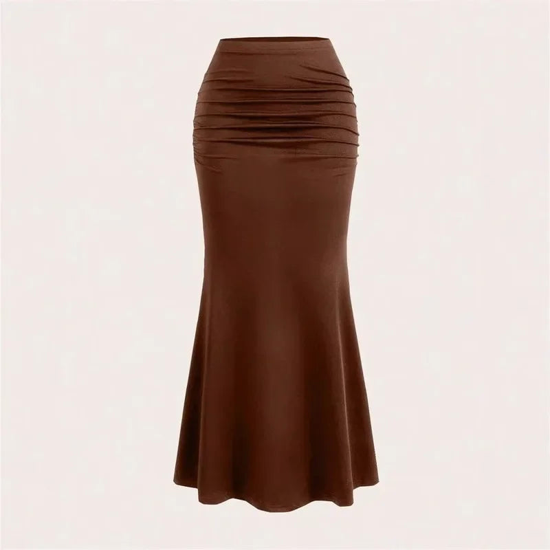 Jupe Sirène Femme – Taille Haute et Fronces