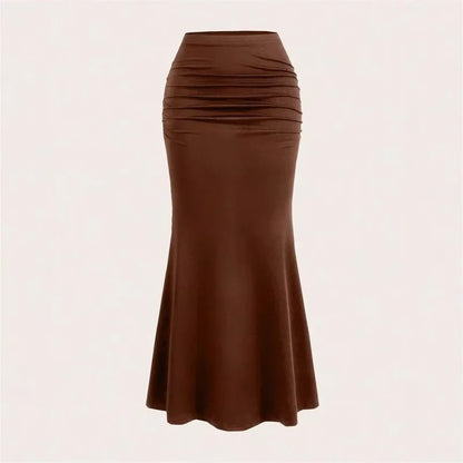 Jupe Sirène Femme – Taille Haute et Fronces
