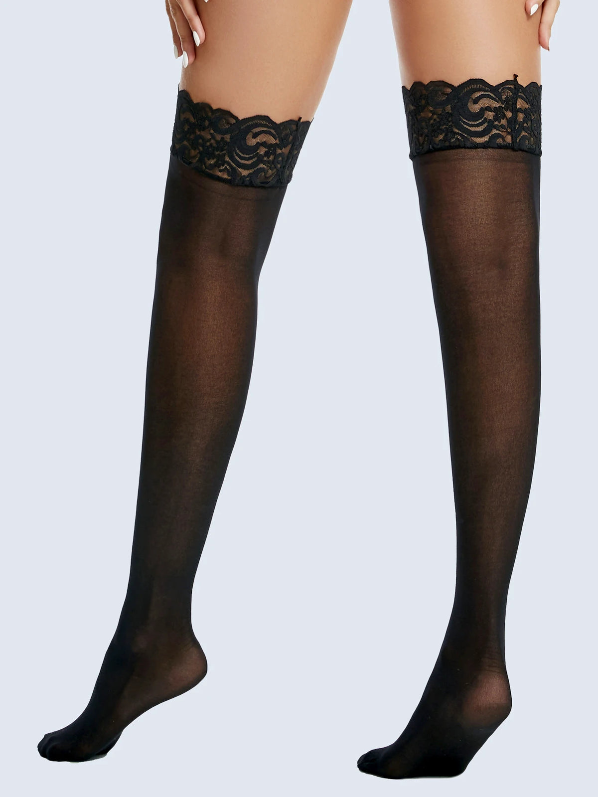 Bas Hauts en Dentelle Femme – Style Lingerie