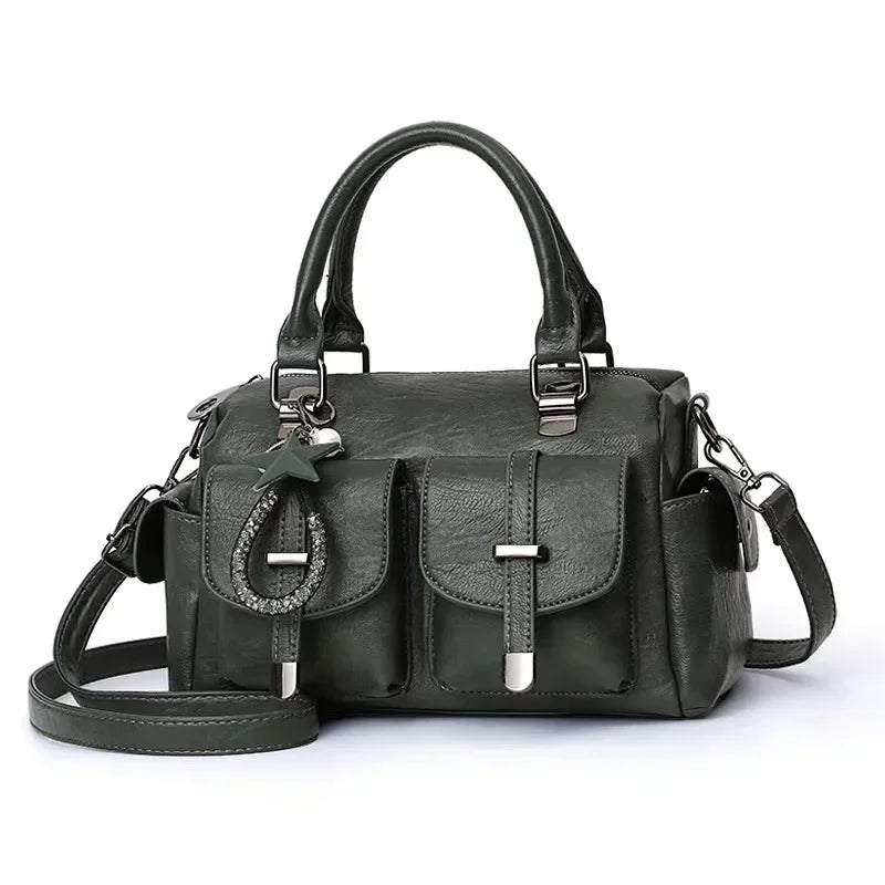 Sac en cuir PU souple pour femmes