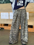 Pantalon imprimé léopard pour femmes