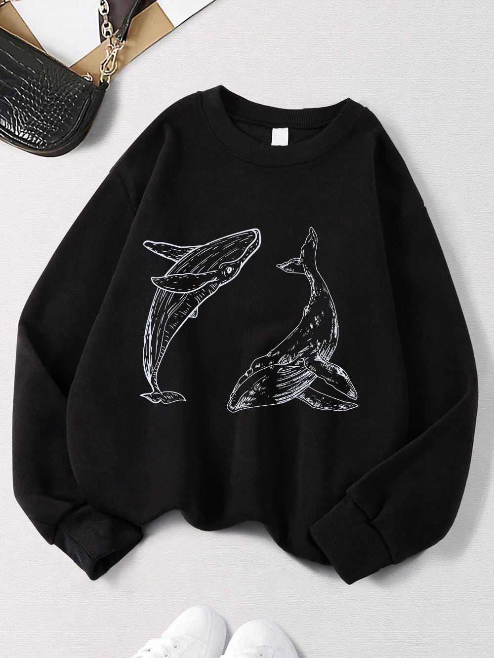 Sweat-shirt à capuche chaud en polaire pour femmes
