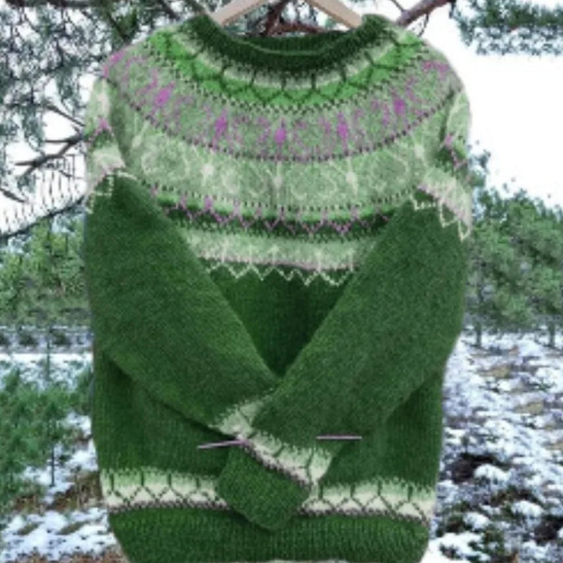 Pull en tricot à manches longues pour femmes
