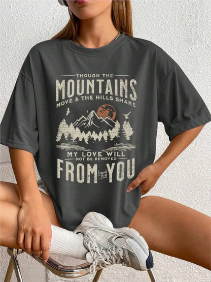 T-Shirt en Coton Grande Taille Femme – Coupe Confort