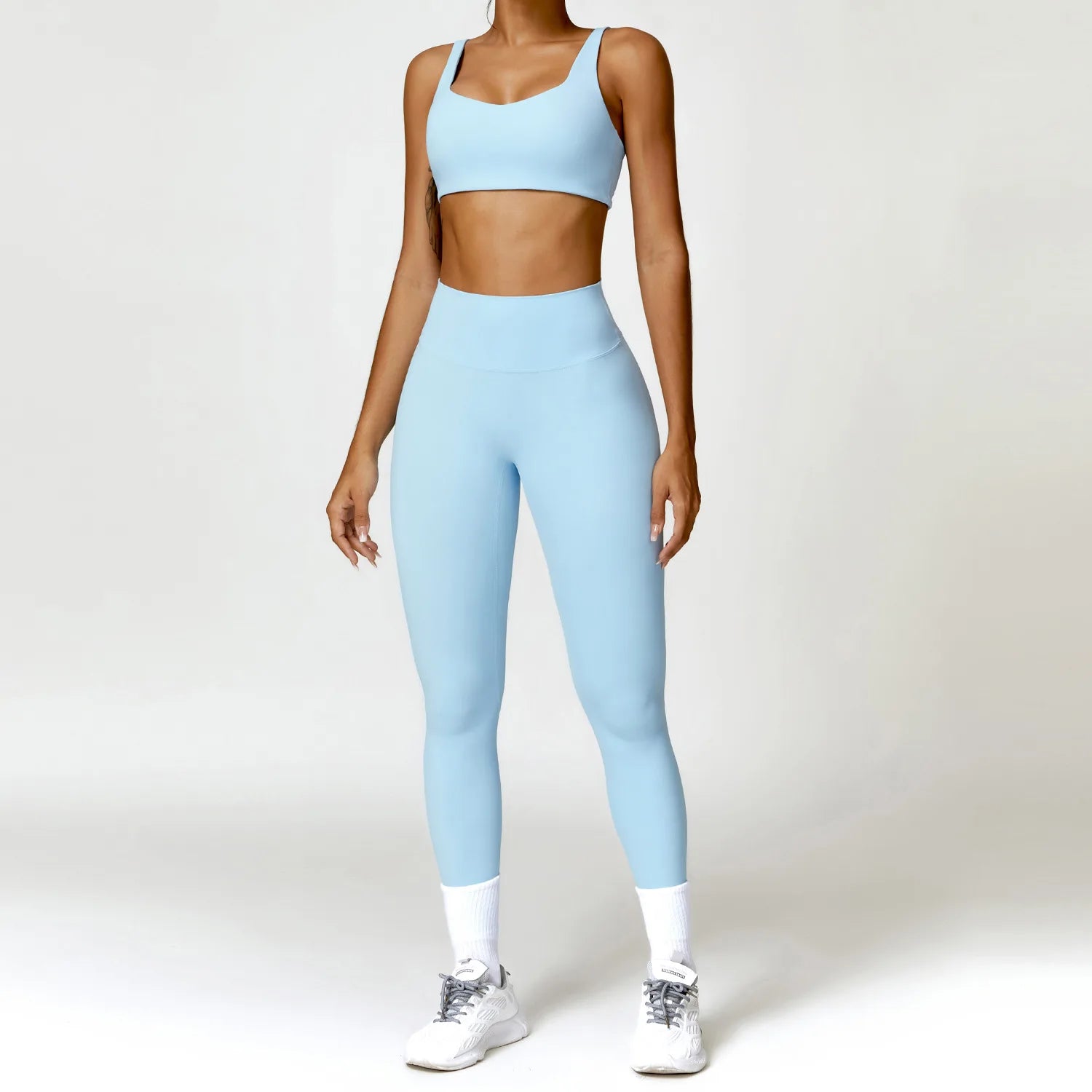 Ensemble 2 pièces de yoga sportif pour femmes