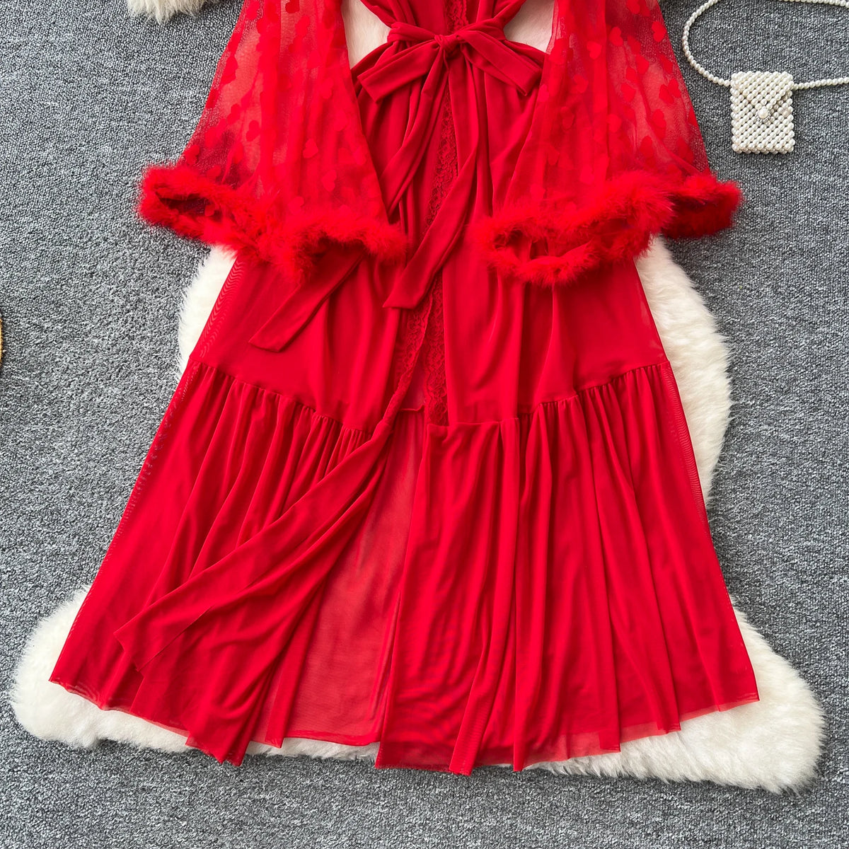 Robe Cardigan Femme – Élégante et Transparente