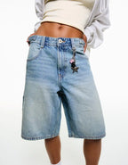 Jean ample taille moyenne pour femmes