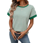 T-shirts slim rayés pour femmes