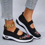 Chaussures plates d'été respirantes en maille pour femmes