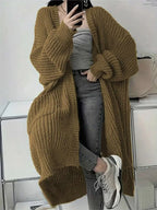Cardigan longue tricoté pour femmes