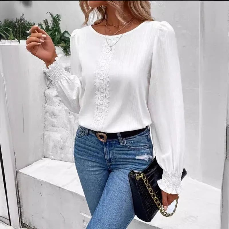 Chemise à manches longues pour femmes