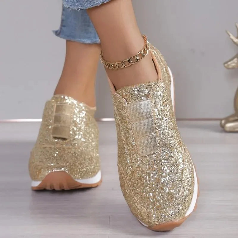 Baskets à talons bas pour femmes