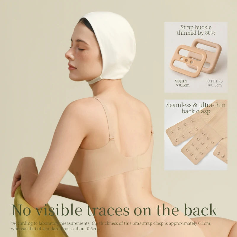 Soutien-gorge Push Up sans couture sans fil  pour femmes