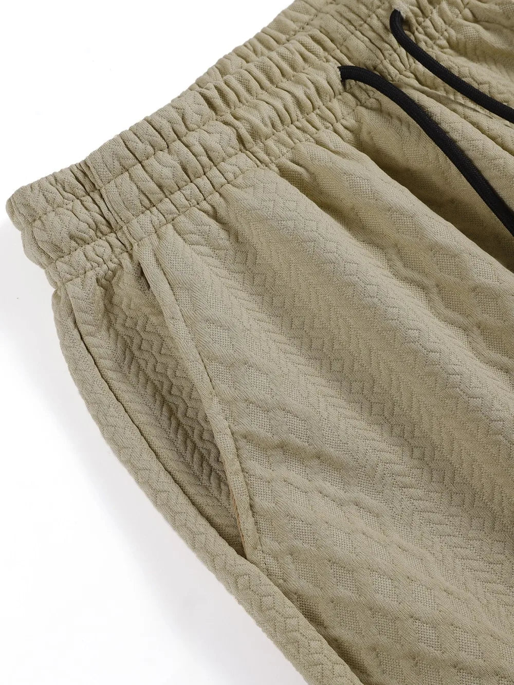 Ensembles deux pièces comprenant un T-shirt polo en maille gaufrée unie et un pantalon cinq poches pour femmes