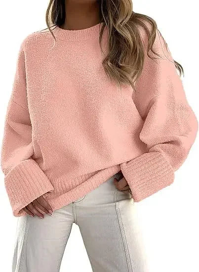 Pull Femme – Maille Épaisse et Manches Longues