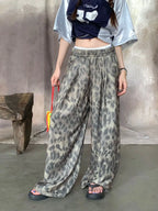 Pantalon imprimé léopard pour femmes