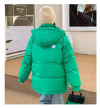 Manteau d'hiver à capuche pour femmes