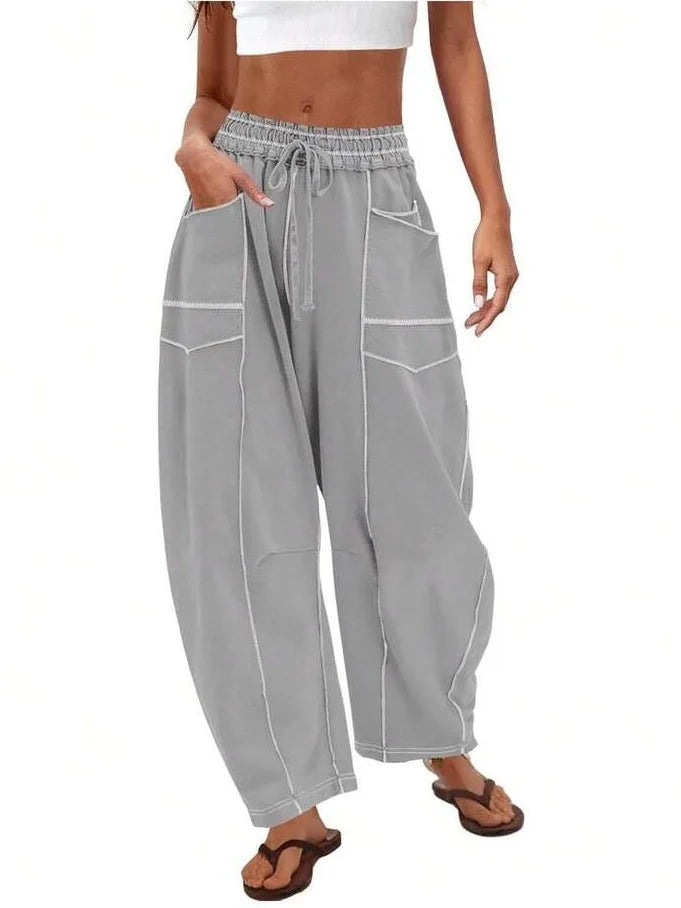 Pantalon ample à jambes larges pour femmes