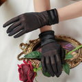 Gants de mariée courts et simples pour femmes