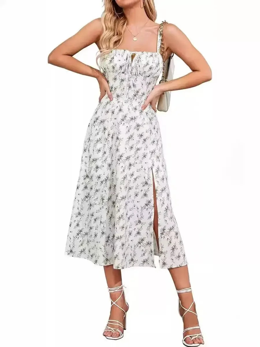 Robe longue sans manches pour femmes