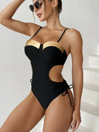 Maillot de bain une pièce à bretelles, push-up, style brésilien pour fermmes