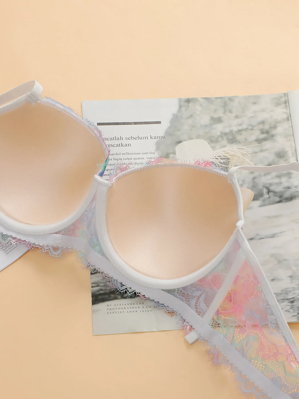 Soutien-gorge floraux brodés sexy pour femmes