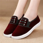 Chaussures plates sans lacet  pour femmes