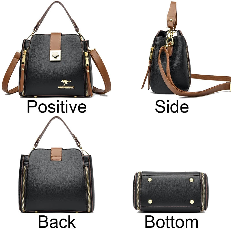 Sac à Main en cuir souple pour femmes
