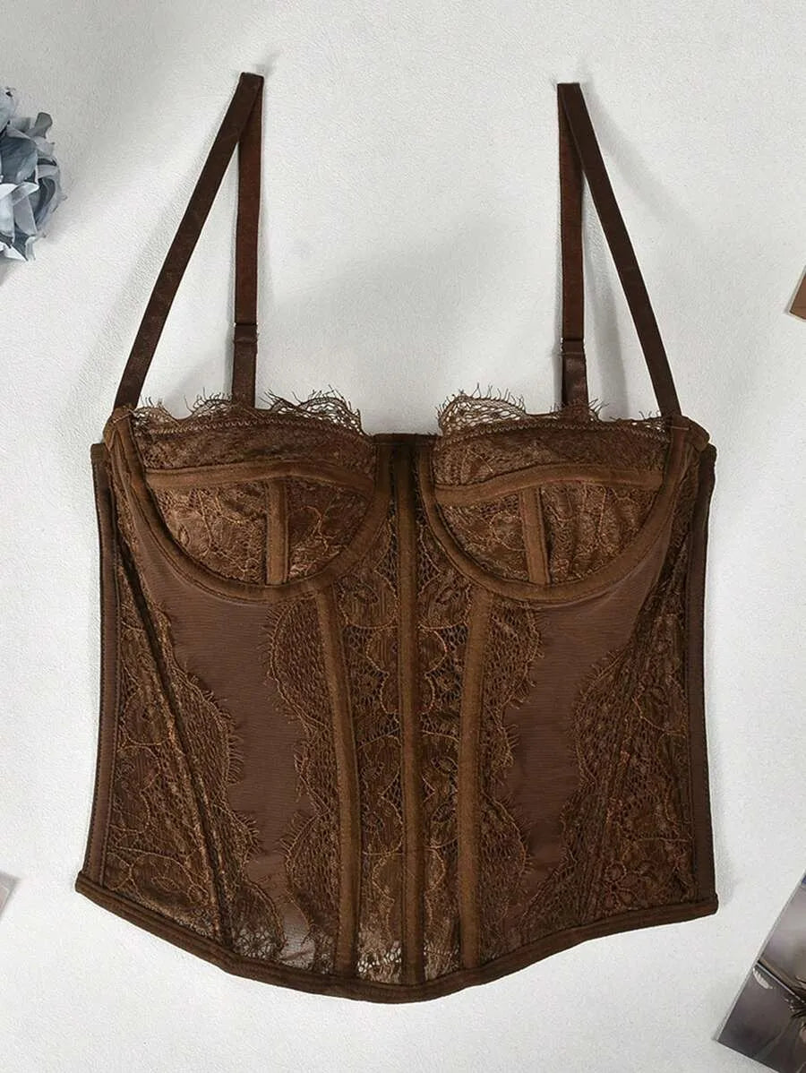 Corset en dentelle pour femmes