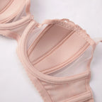 Ensemble de lingerie sexy en dentelle soutien-gorge et culotte pour femmes