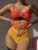Maillot de bain une pièce vintage pour femmes
