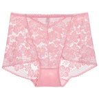 Culotte taille haute en dentelle sans couture pour femmes