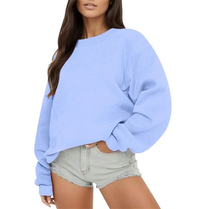 Pull Uni Femme – Coupe Décontractée