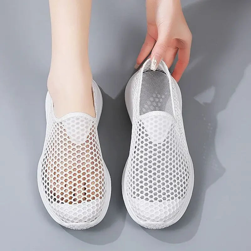 Chaussure en maille respirante pour femmes