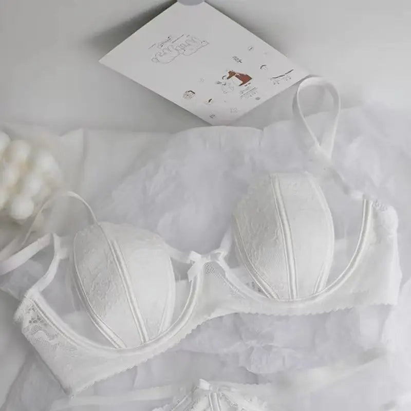Soutien-gorge à armatures en dentelle française pour femmes