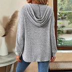 Sweat-shirt à capuche à manches longues pour femmes