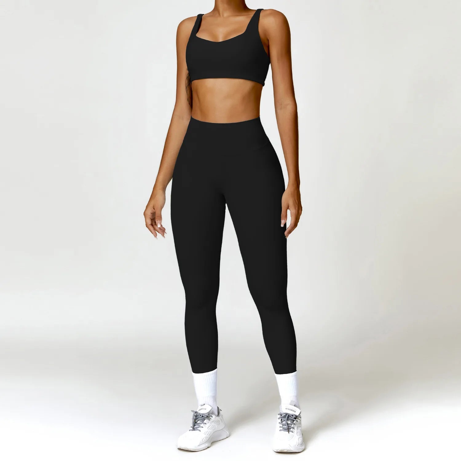 Ensemble 2 pièces de yoga sportif pour femmes