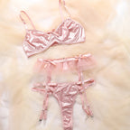 Ensemble de lingerie string et soutien-gorge confortables et amples pour femmes