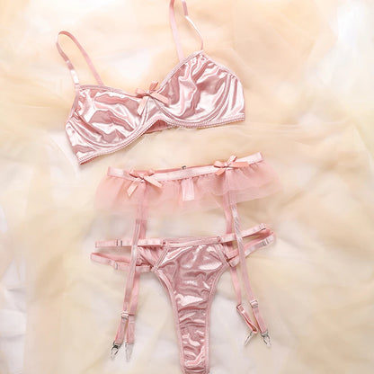 Ensemble Lingerie Femme – Soutien-Gorge et String Confort