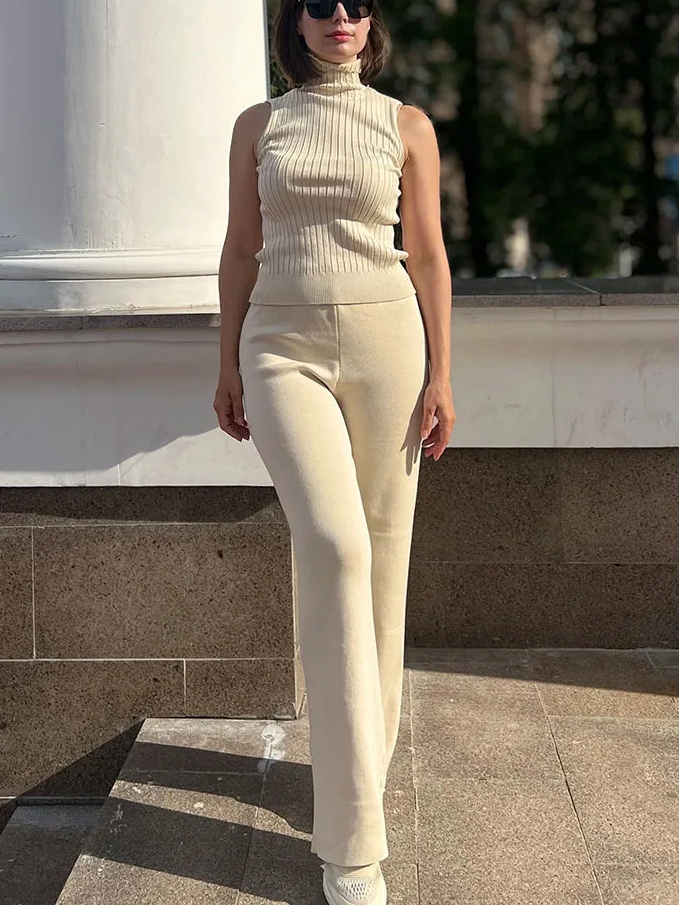 Ensemble 3 pièces cardigans longs pour femmes