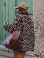 Veste léopard pour femmes
