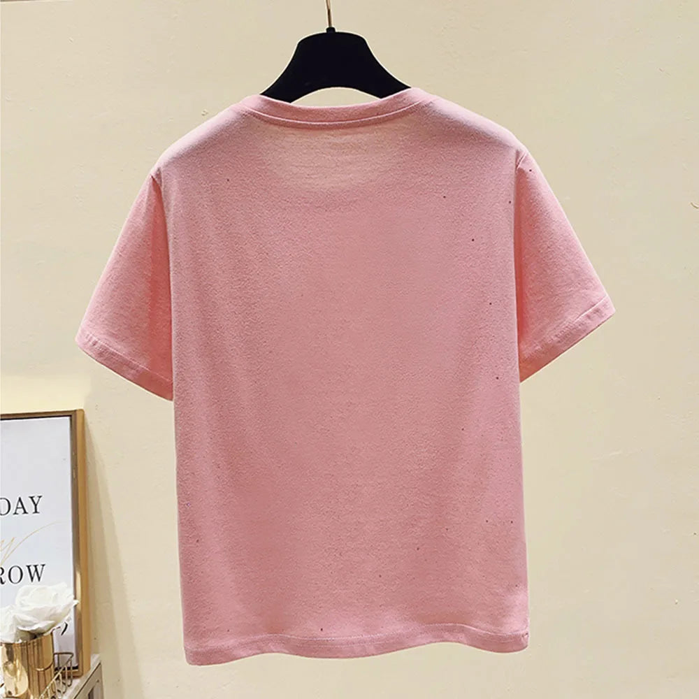 T-shirt à manches courtes pour femmes