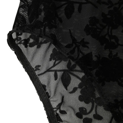 Body Bustier en Maille Imprimée Femme
