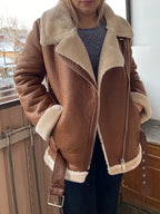 Veste en fausse fourrure pour femmes