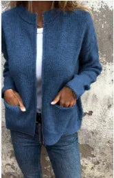 Veste à col pour femmes