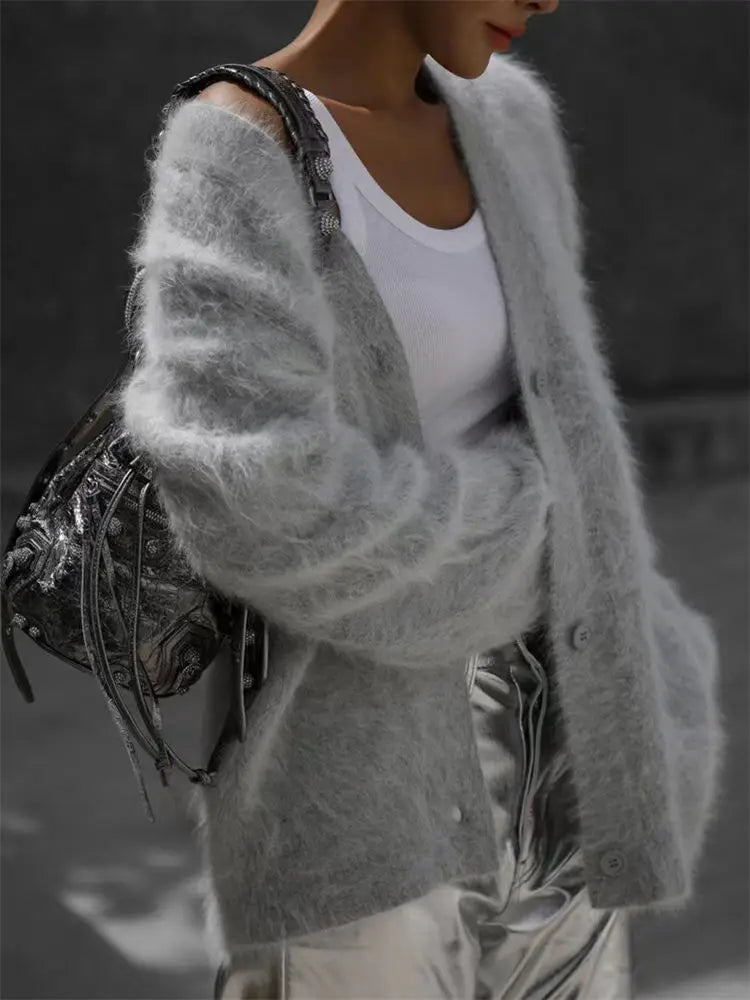 Cardigan pull paresseux pour femmes