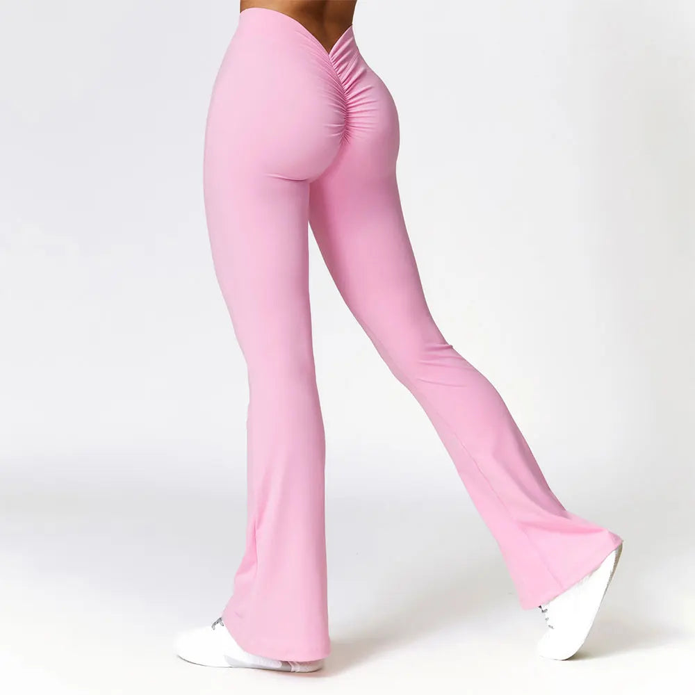 Leggings évasés à jambes larges pour femmes