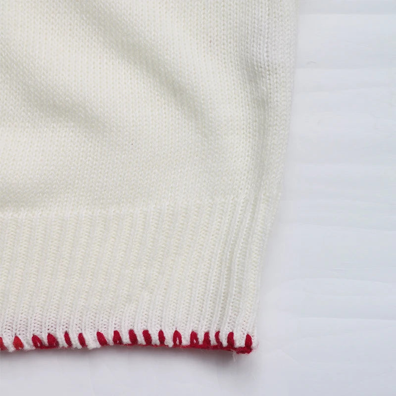 Pull en maille à col rond pour femmes