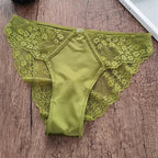 Ensemble de soutien-gorge Push Up et culotte en Satin et dentelle pour femmes