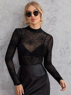 T-shirts en maille fine transparente amincissante pour femmes